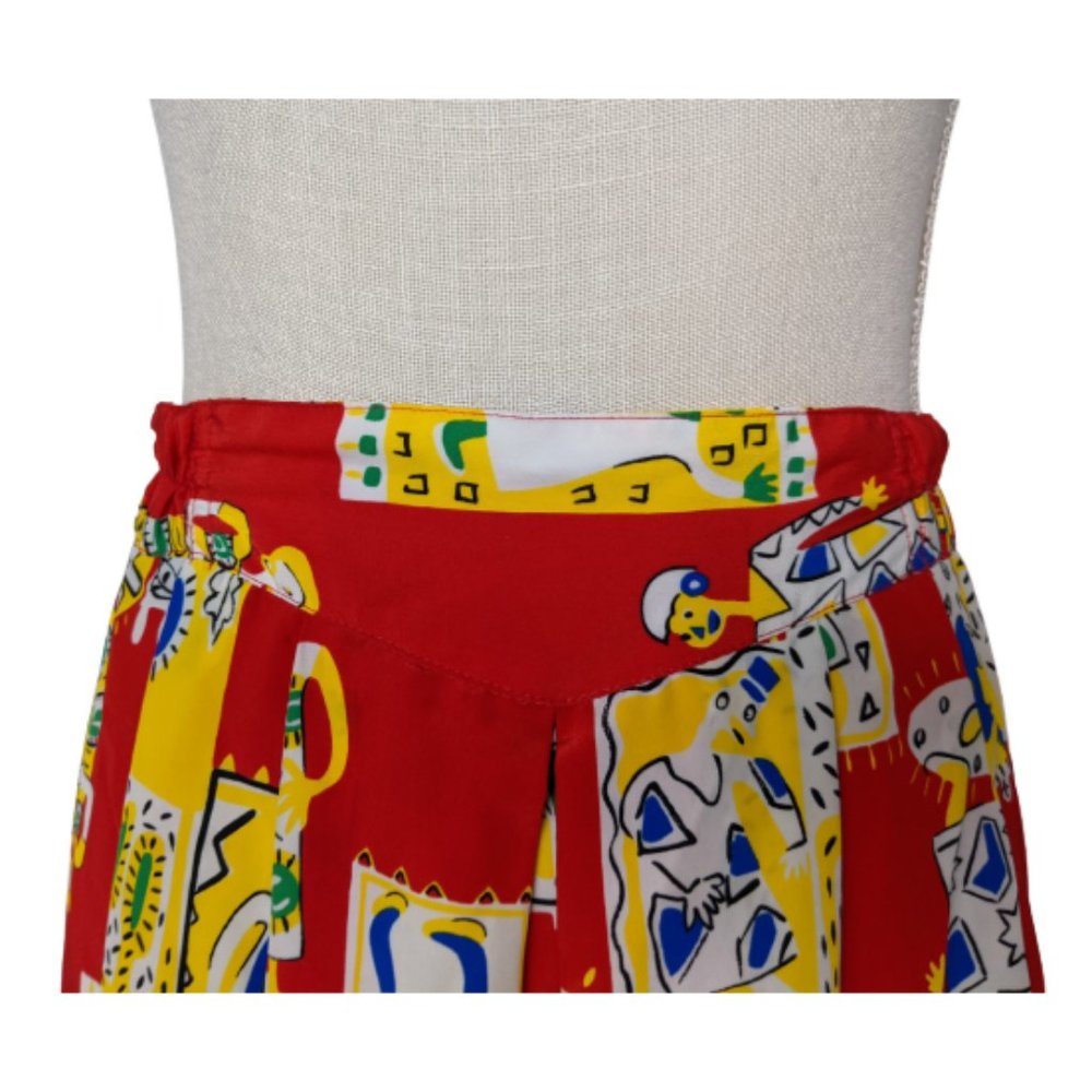 Diane von Furstenberg Vintage Abstract Maxi Skirt  12 - Picture 3 of 10